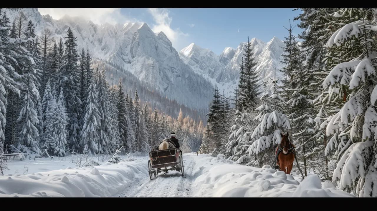 Kulig w Dolinie Chochołowskiej: Zimowa magia Tatr, pokochasz ją